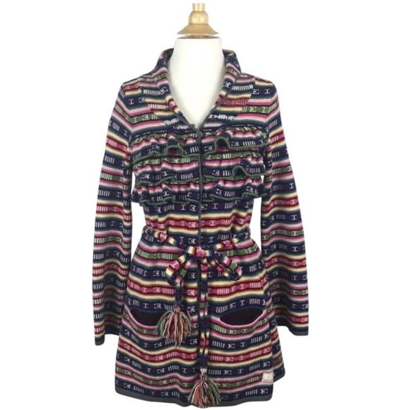 RARE Odd Molly Rainbow Sweater Coat - Picture 1 of 8